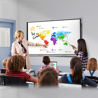 Multi Input 75 Inch Smart Board Interactive With 4g Memory 32g Storage