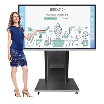 Digital Intelligent Electronic Whiteboard For Classroom 4K LCD Touch