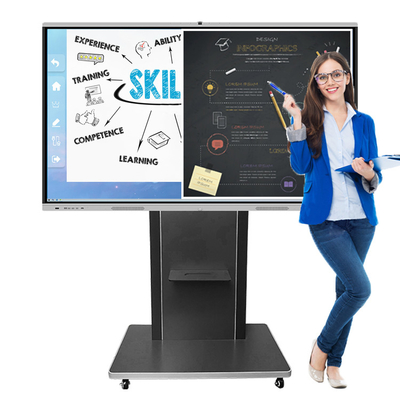 Capacitive Touch Electronic Smart Whiteboard , Digital Smart Board For Classroom OEM