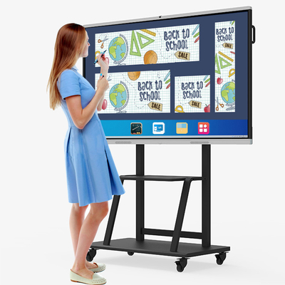 Capacitive Touch Electronic Smart Whiteboard , Digital Smart Board For Classroom OEM