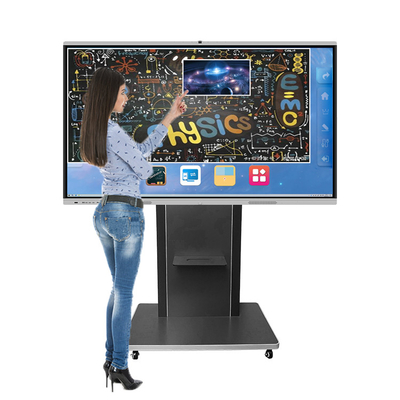 Capacitive Touch Electronic Smart Whiteboard , Digital Smart Board For Classroom OEM