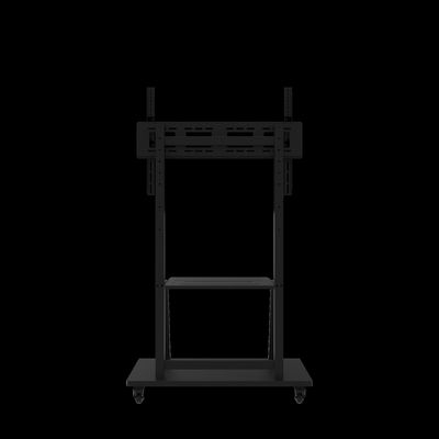 Modern Rolling Smart Board Floor Stand Tilt Adjustable Steel Mount