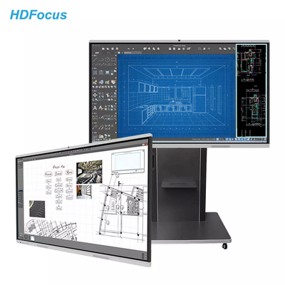 40 Point Touch Interactive Whiteboard , TFT LCD 86 Inch Smart Board
