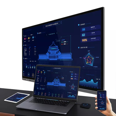 video conferencing Smart All In One Flat Digital Interactive Board 75 Inch