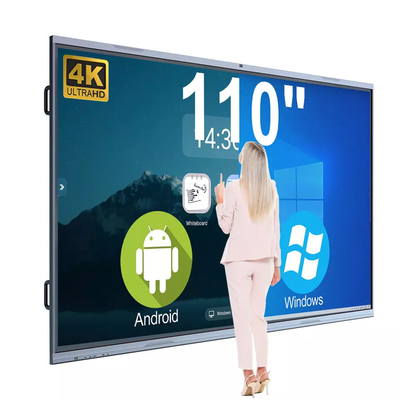 110 Inch 4k Smart Interactive Touch Board For Teaching