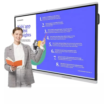 85 Inch 4K Interactive Digital Whiteboard for Teaching