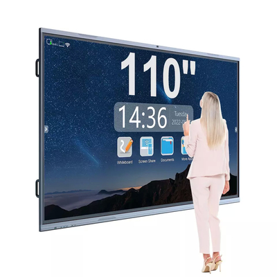 All In One 110 Inch Dual System Multimedia Interactive Board