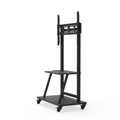 Multipurpose Smart Board Floor Stand , Rolling Mobile TV Stand With Wheels ODM