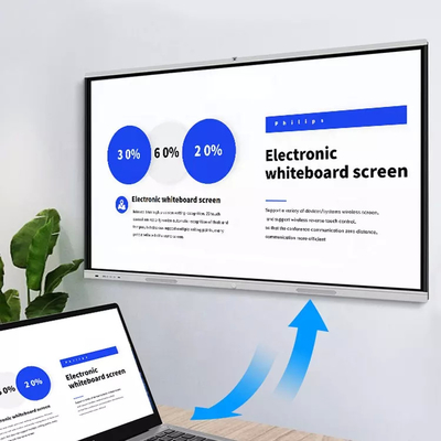 65" 20 Touch Interactive Board Anti-Glare Smart White Board